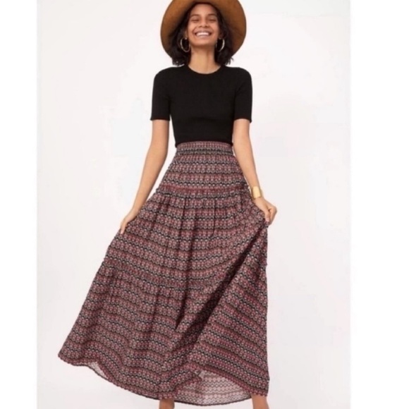 ANTHROPOLOGIE NEERU KUMAR MAXI SKIRT SMALL - Picture 1 of 15